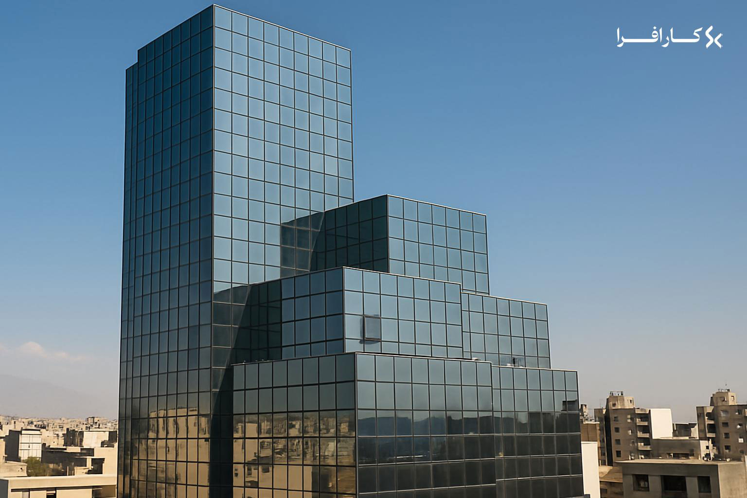 کرتین وال نما - کار افرا