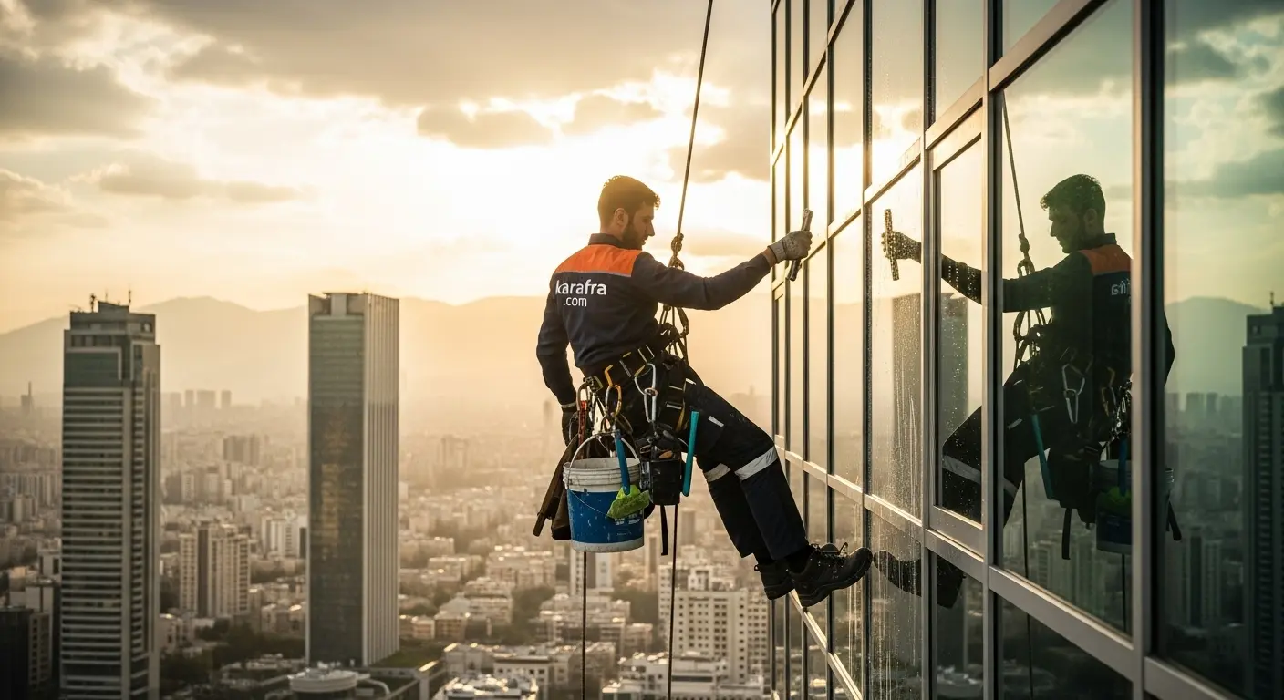 قیمت نماشویی با طناب بدون داربست در تهران